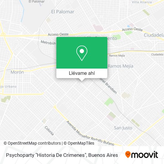 Mapa de Psychoparty "Historia De Crimenes"