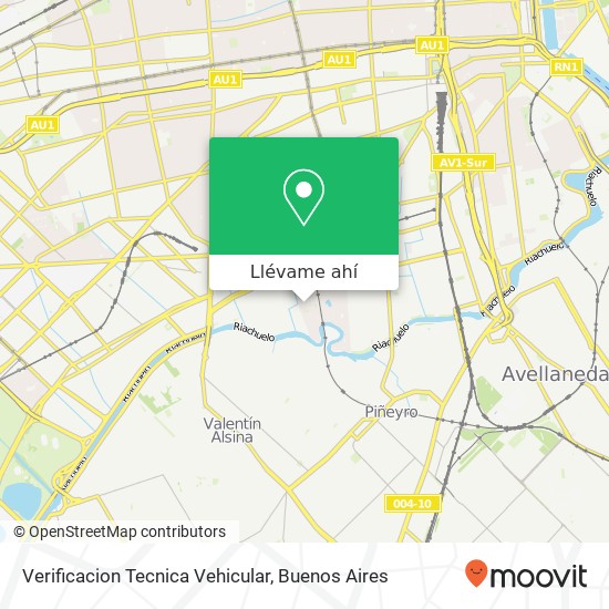 Mapa de Verificacion Tecnica Vehicular