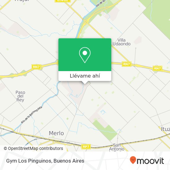 Mapa de Gym Los Pinguinos