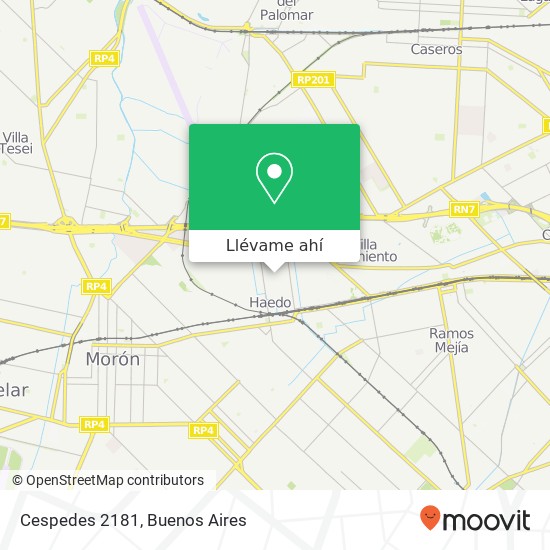 Mapa de Cespedes 2181