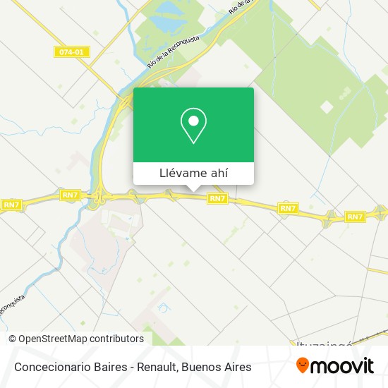 Mapa de Concecionario Baires - Renault