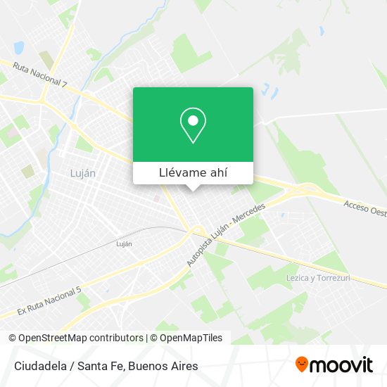 Mapa de Ciudadela / Santa Fe