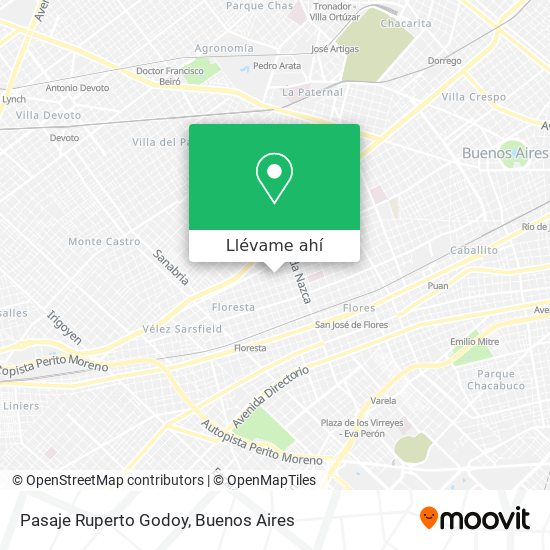 Mapa de Pasaje Ruperto Godoy