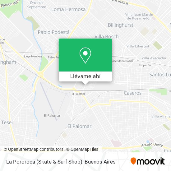 Mapa de La Pororoca (Skate & Surf Shop)