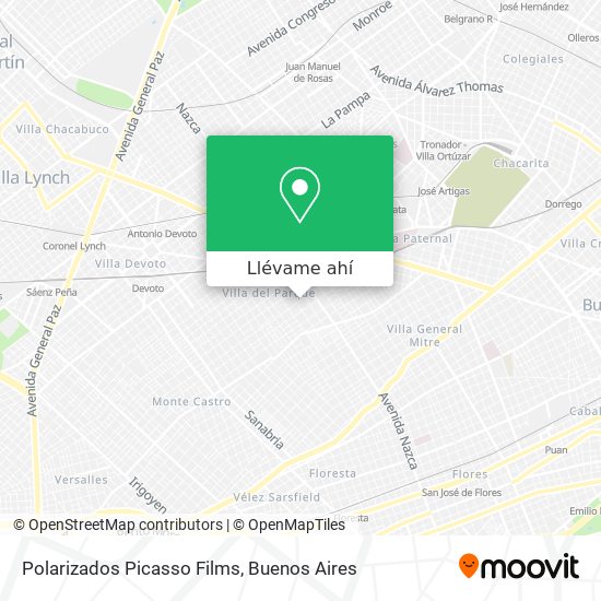 Mapa de Polarizados  Picasso Films