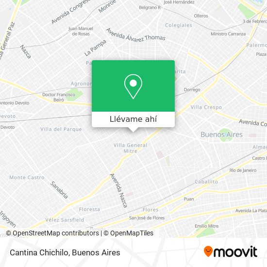 Mapa de Cantina Chichilo
