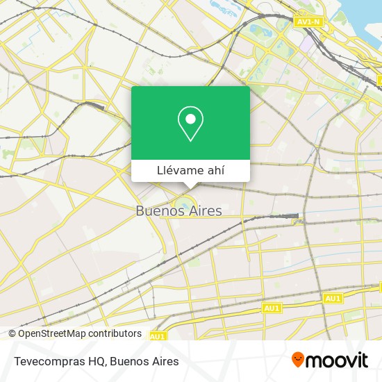 Mapa de Tevecompras HQ