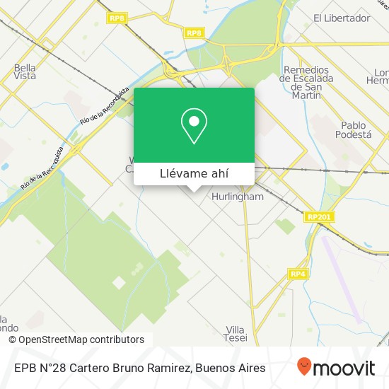 Mapa de EPB N°28 Cartero Bruno Ramirez