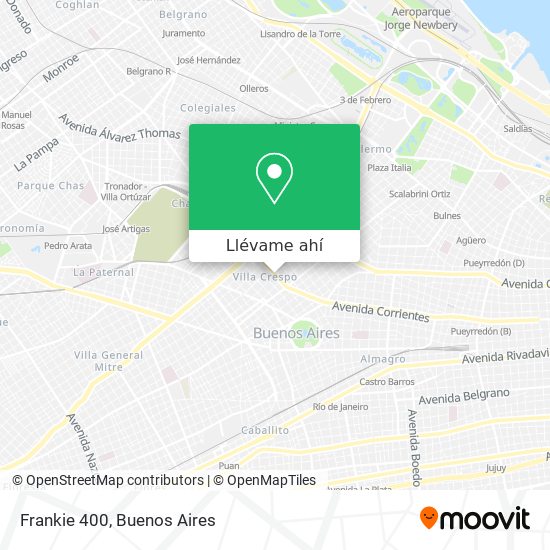 Mapa de Frankie 400