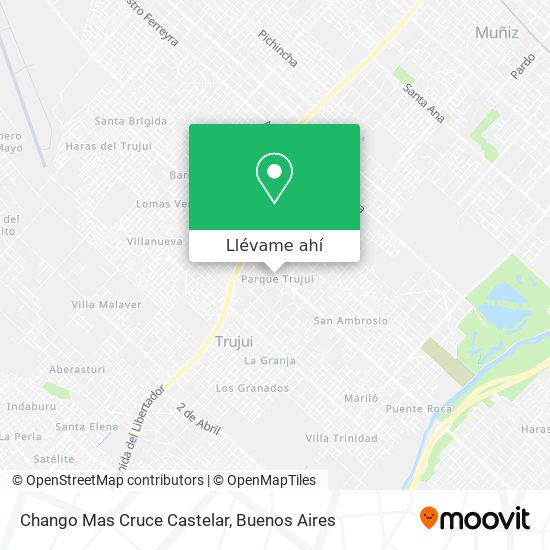 Mapa de Chango Mas Cruce Castelar