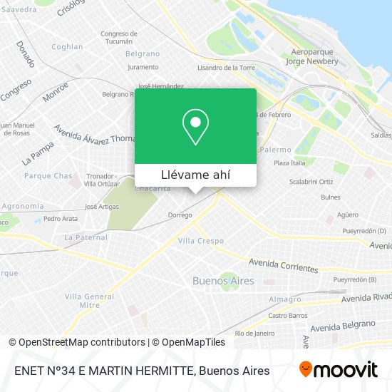 Mapa de ENET Nº34 E MARTIN HERMITTE