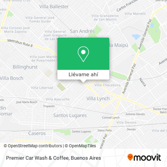 Mapa de Premier Car Wash  & Coffee