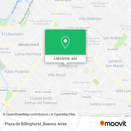 Mapa de Plaza de Billinghurst