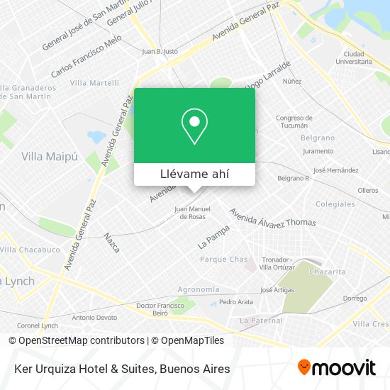 Mapa de Ker Urquiza Hotel & Suites