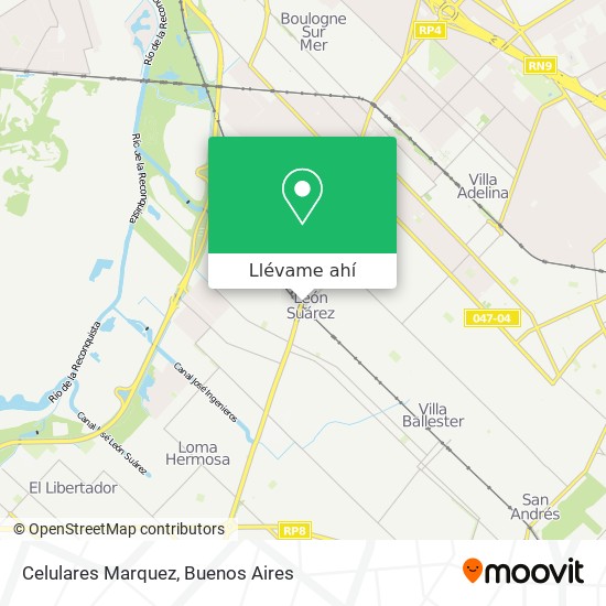 Mapa de Celulares Marquez