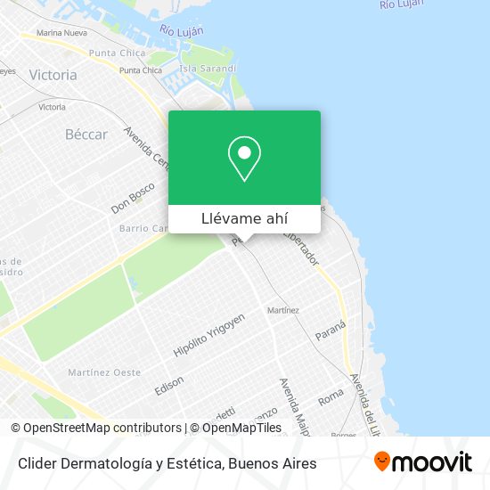Mapa de Clider Dermatología y Estética