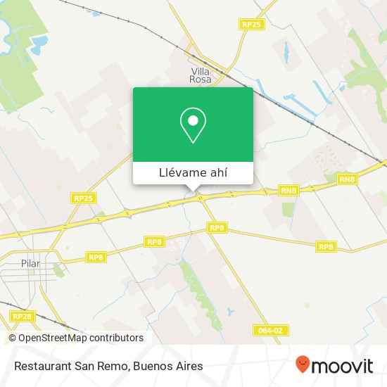 Mapa de Restaurant San Remo
