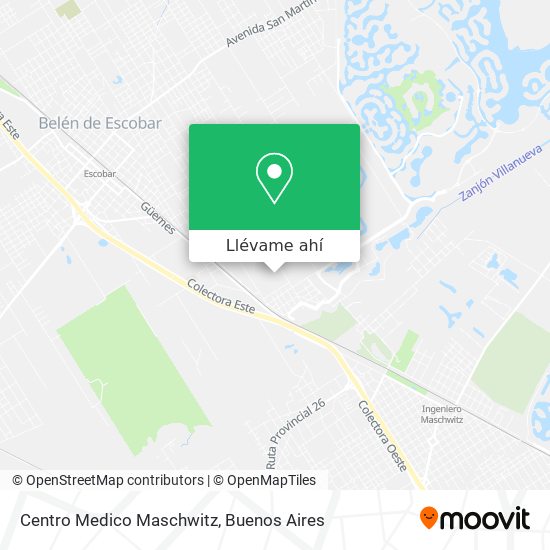 Mapa de Centro Medico Maschwitz