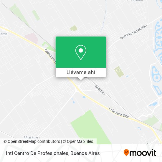 Mapa de Inti Centro De Profesionales