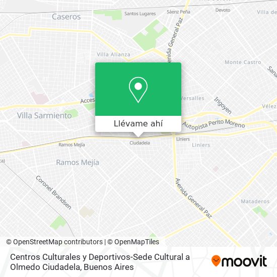 Mapa de Centros Culturales y Deportivos-Sede Cultural a Olmedo Ciudadela