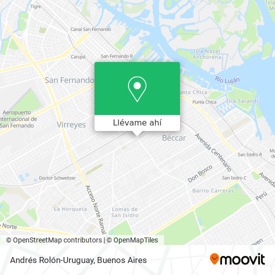 Mapa de Andrés Rolón-Uruguay