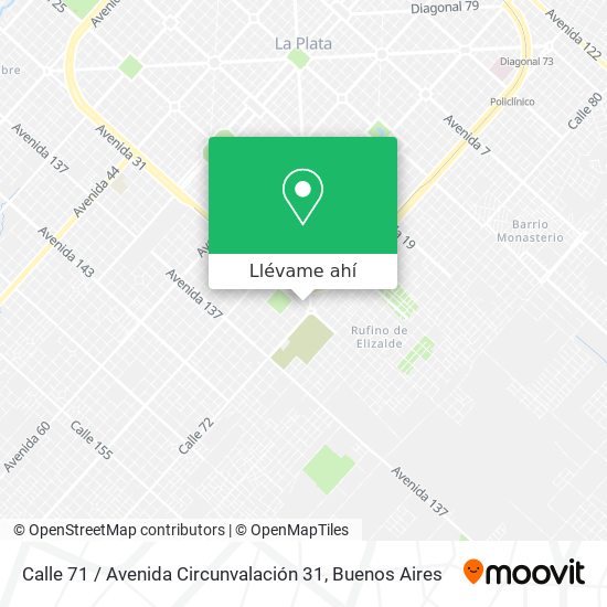 Mapa de Calle 71 / Avenida Circunvalación 31