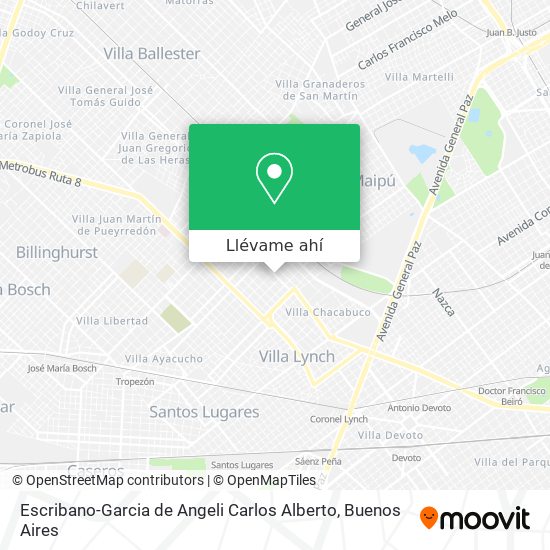 Mapa de Escribano-Garcia de Angeli Carlos Alberto