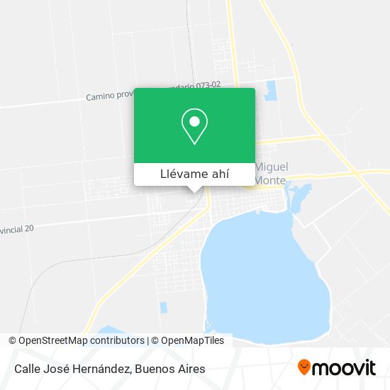 Mapa de Calle José Hernández