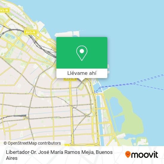 Mapa de Libertador-Dr. José María Ramos Mejia
