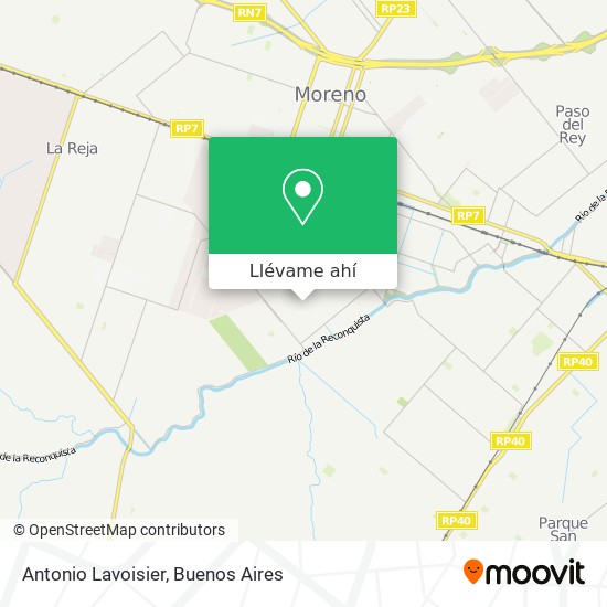 Mapa de Antonio Lavoisier