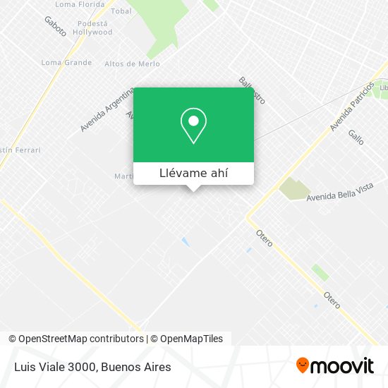 Mapa de Luis Viale 3000