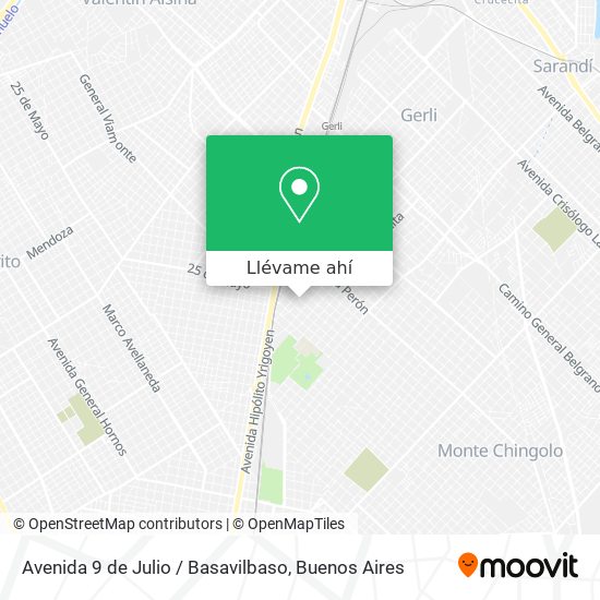 Mapa de Avenida 9 de Julio / Basavilbaso