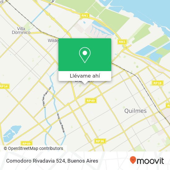 Mapa de Comodoro Rivadavia 524
