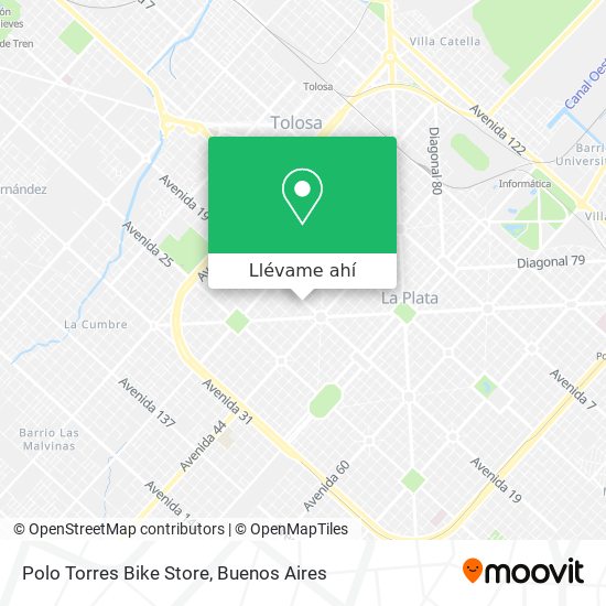 Mapa de Polo Torres Bike Store