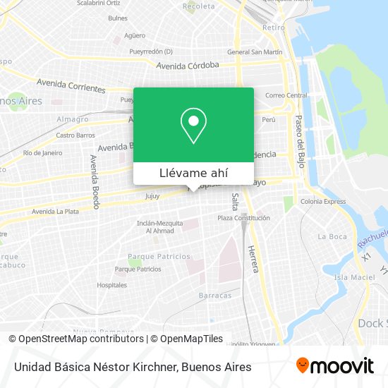 Mapa de Unidad Básica Néstor Kirchner