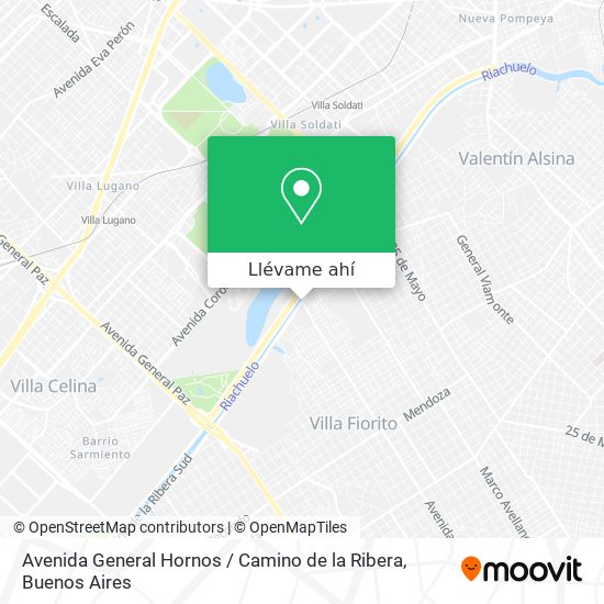 Mapa de Avenida General Hornos / Camino de la Ribera