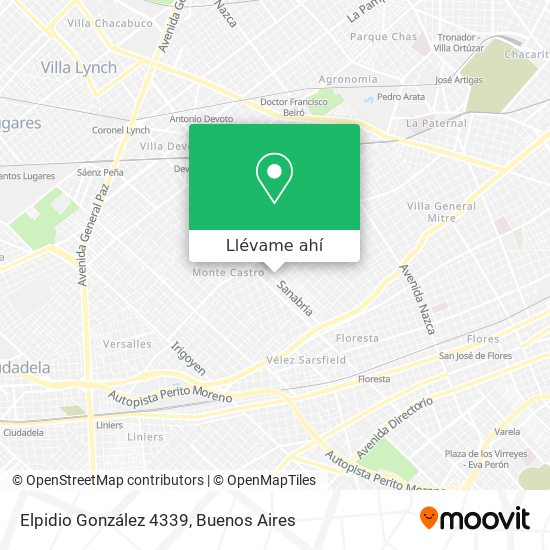 Mapa de Elpidio González 4339