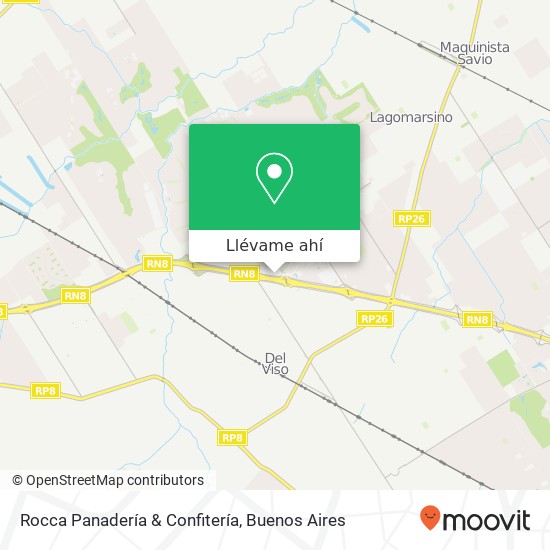 Mapa de Rocca Panadería & Confitería