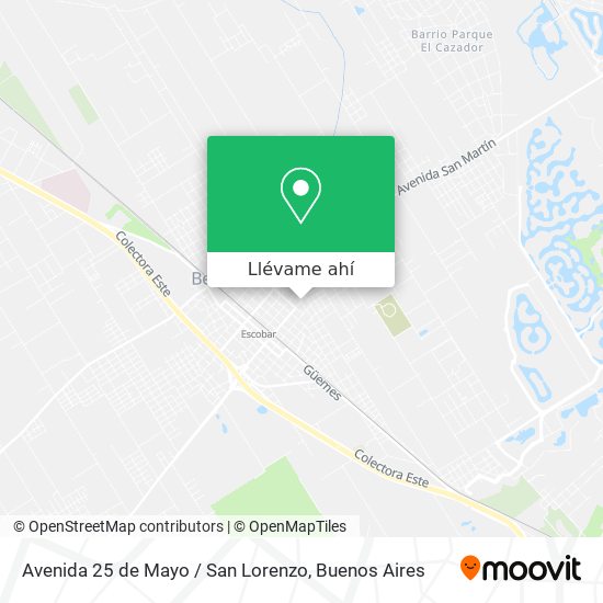 Mapa de Avenida 25 de Mayo / San Lorenzo