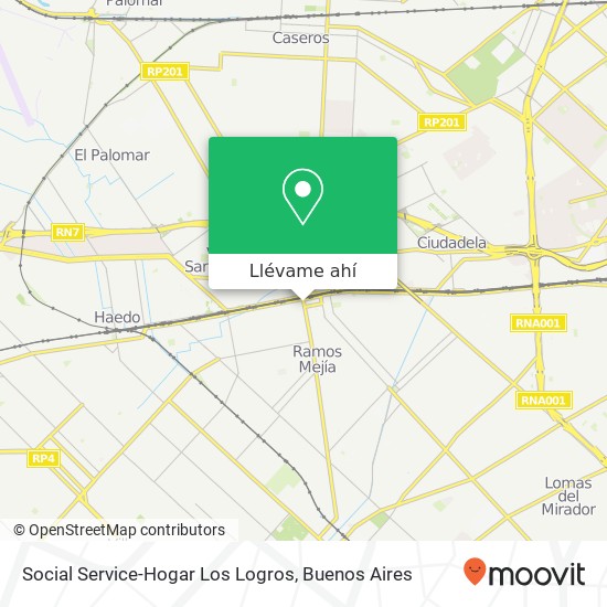 Mapa de Social Service-Hogar Los Logros