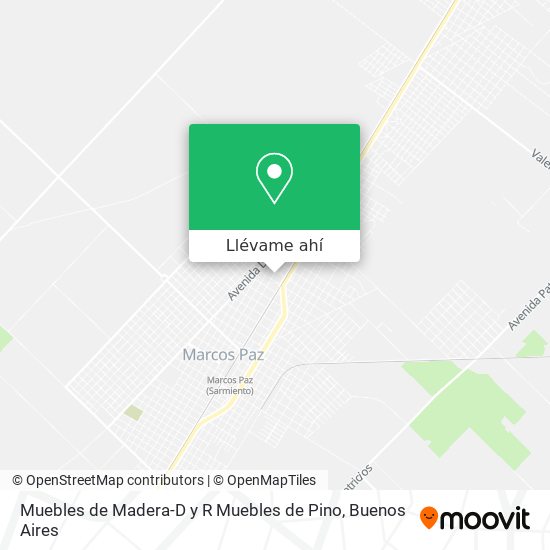 Mapa de Muebles de Madera-D y R Muebles de Pino