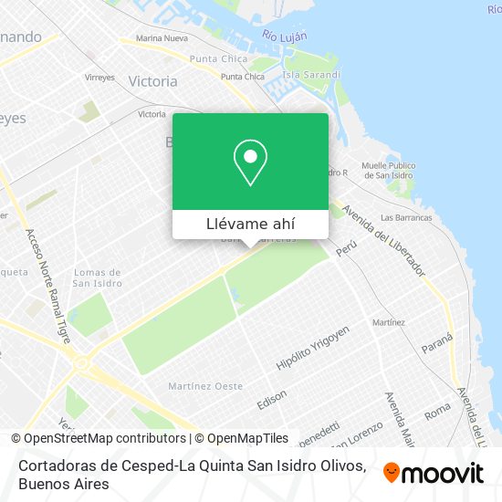 Mapa de Cortadoras de Cesped-La Quinta San Isidro Olivos