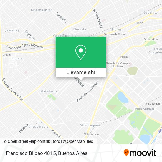 Mapa de Francisco Bilbao 4815
