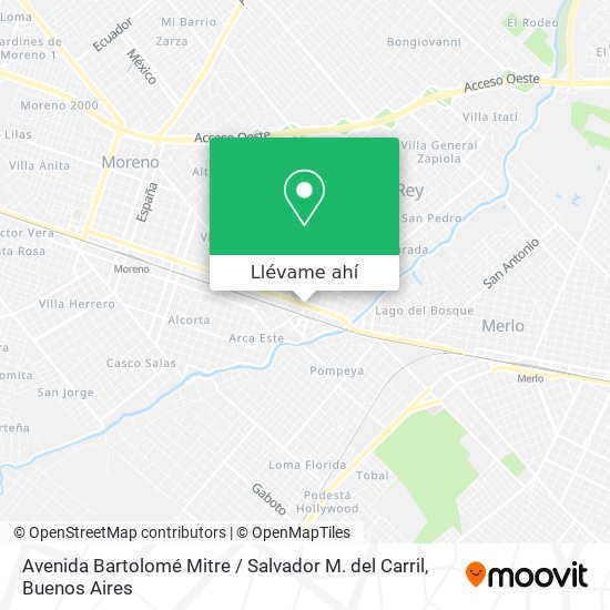 Mapa de Avenida Bartolomé Mitre / Salvador M. del Carril