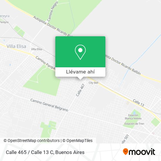 Mapa de Calle 465 / Calle 13 C