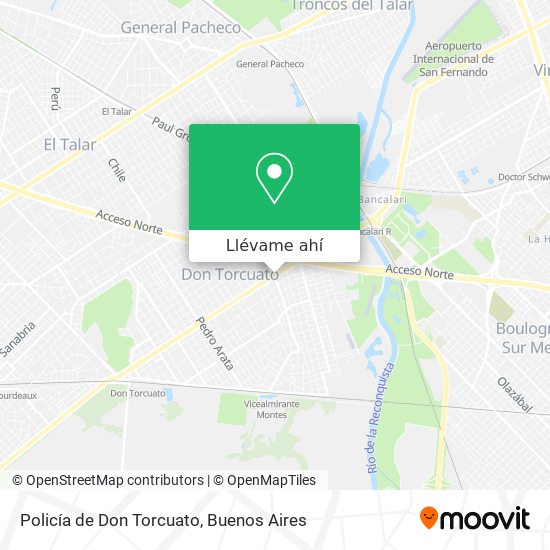 Mapa de Policía de Don Torcuato