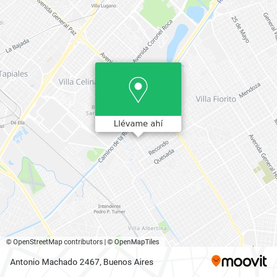 Mapa de Antonio Machado 2467