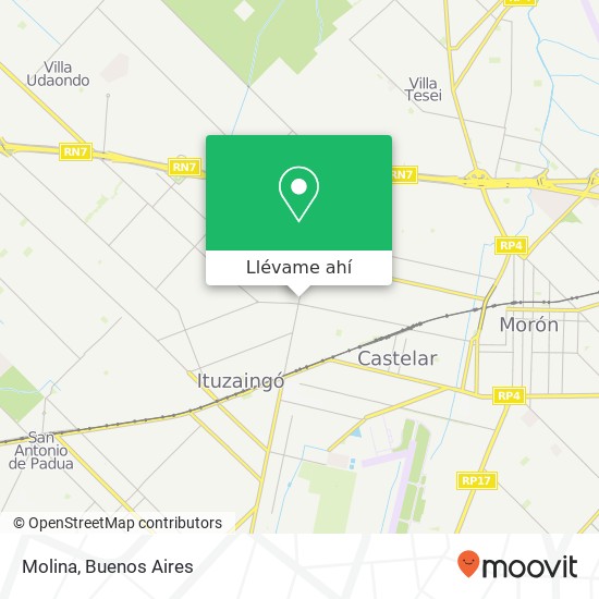 Mapa de Molina