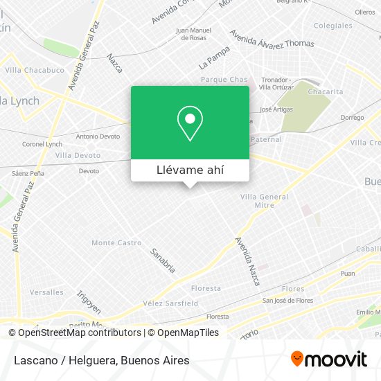 Mapa de Lascano / Helguera