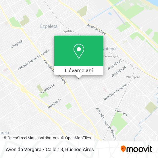 Mapa de Avenida Vergara / Calle 18